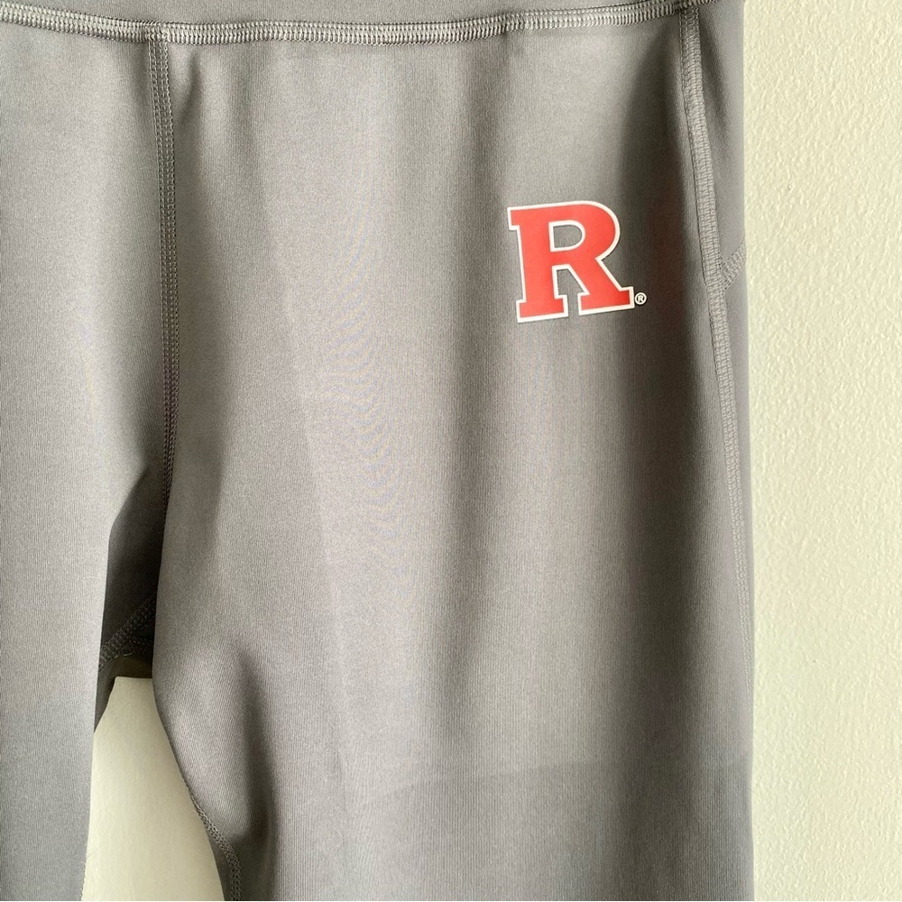 Adidas Rutgers Grey Leggings Size Large NWOT - Picture 2 of 3